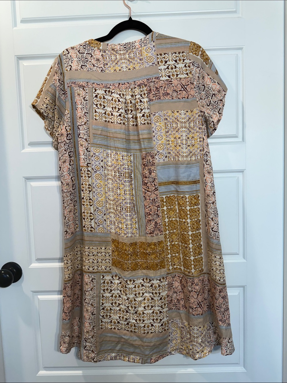 Savanna Jane embroidered Patchwork boho Dress medium - Picture 3 of 4